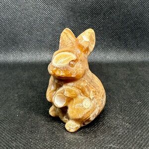 Chocolate calcite Bunny